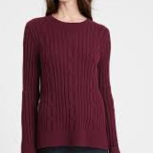 GAP Rich Burgundy Crew Neck Sweater